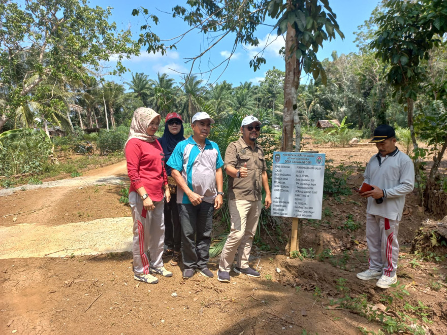 PMD Lakukan Monitoring, Pemdes Cahaya Negeri bersinergi dengan PMD Kabupaten Seluma